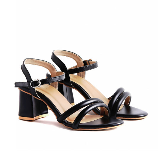 Allura Grace Block Heels - Black